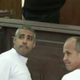 Baher Mohammed, Mohamed Fahmy and Peter Greste of Al-Jazeera
Al-Jazeera screenshot